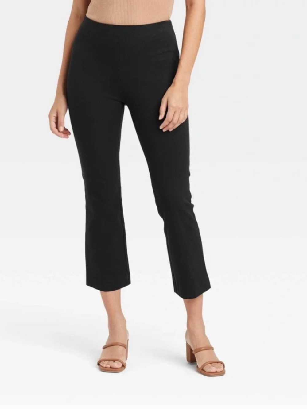 A New Day Kick Flare Stretchβ Dress Pants High Rise Black size 2